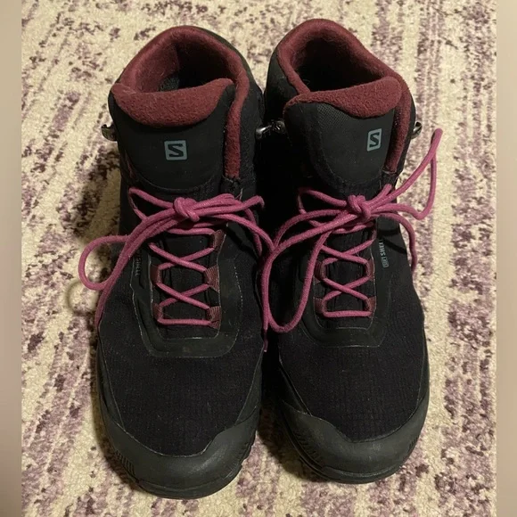 Women’s Salomon climatherm winter boots size 9.5 - Picture 2 of 5